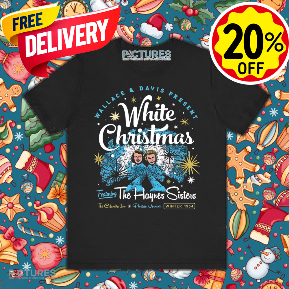 The Haynes Sisters White Christmas Winter 1954 Shirt