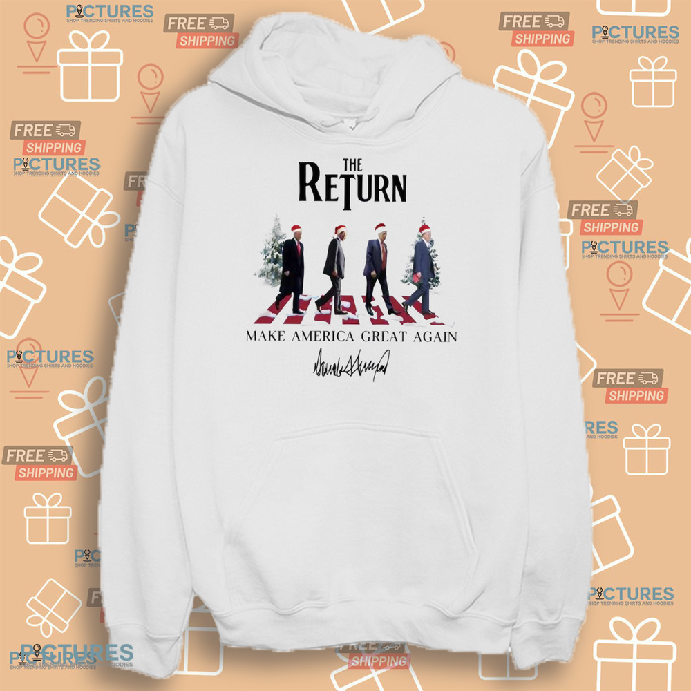 The Return Make America Great Again Donald Trump Abbey Road Shirt