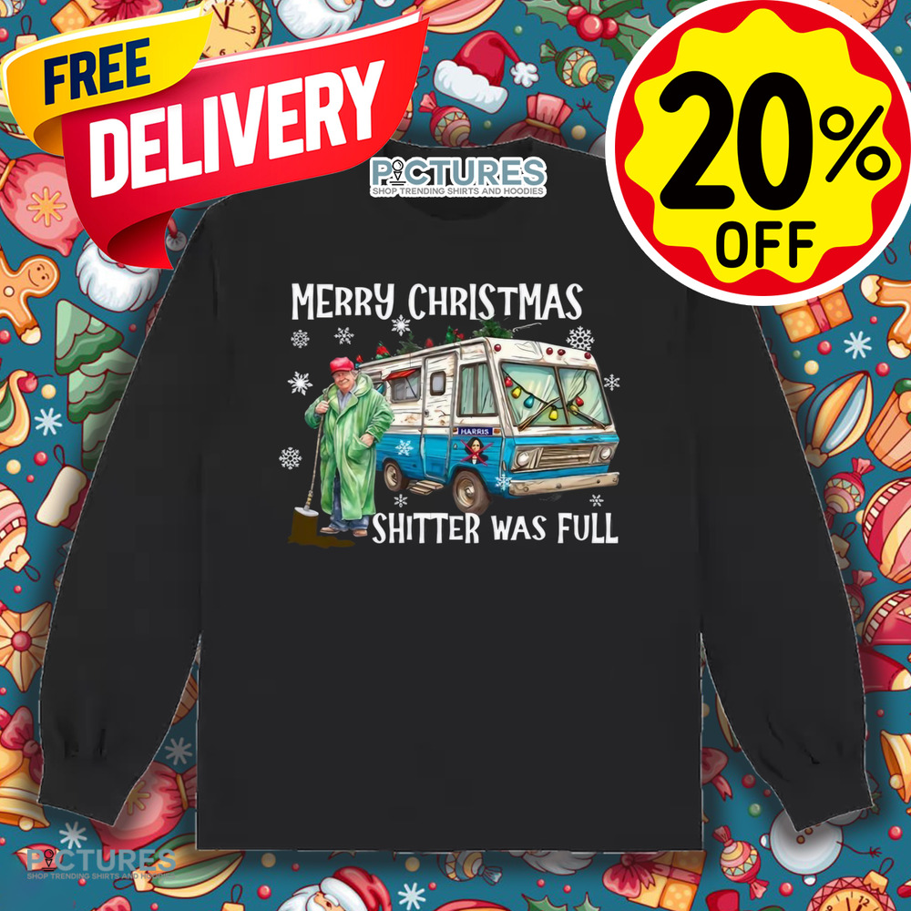 Trump 2024 Merry Christmas Shitter Was Full Shirt