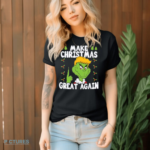 Trump Grinch Make Merry Christmas Great Again Maga Shirt