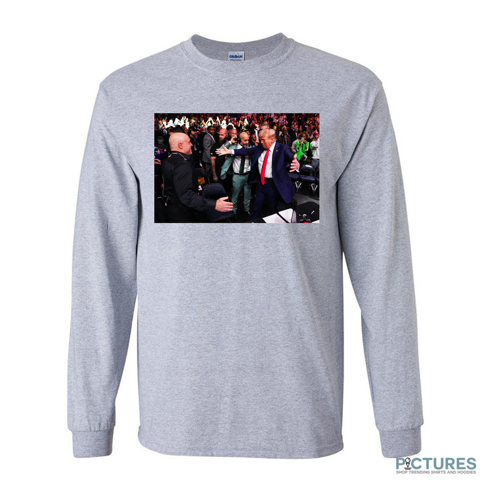 Trump Hugs Joe Rogan Thank You Joe You Helped Me Win America Shirt Trump Hugs Joe Rogan Thank You Joe You Helped Me Win America Shirt