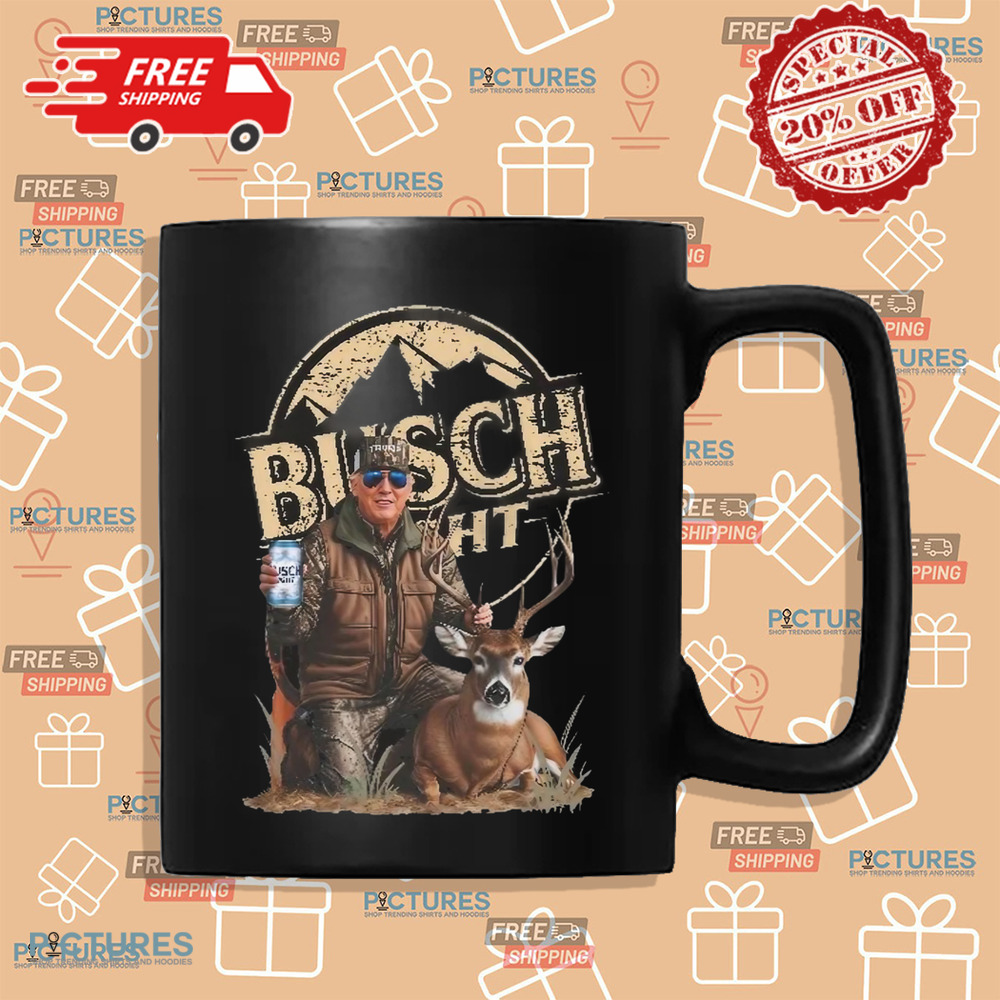 Trump Hunting Busch Light Beer With Deer Shirt Trump Hunting Busch Light Beer With Deer Shirt