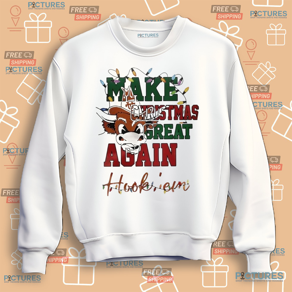 Trump Texas Longhorns Make Christmas Great Again Hook 'Em 2024 Shirt Trump Texas Longhorns Make Christmas Great Again Hook 'Em 2024 Shirt