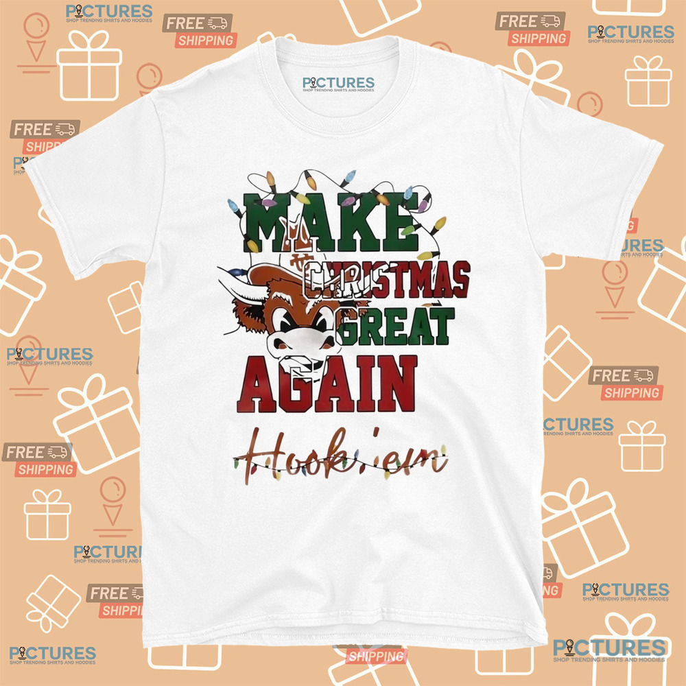 Trump Texas Longhorns Make Christmas Great Again Hook 'Em 2024 Shirt Trump Texas Longhorns Make Christmas Great Again Hook 'Em 2024 Shirt