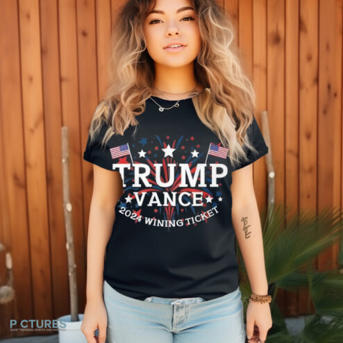 Trump Vance 2024 Wining Ticket Congratulation Shirt