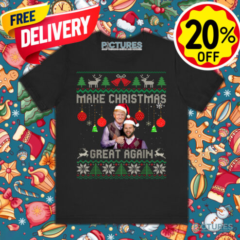 Trump Vance Brothers Make Christmas Great Again Santa Xmas Shirt
