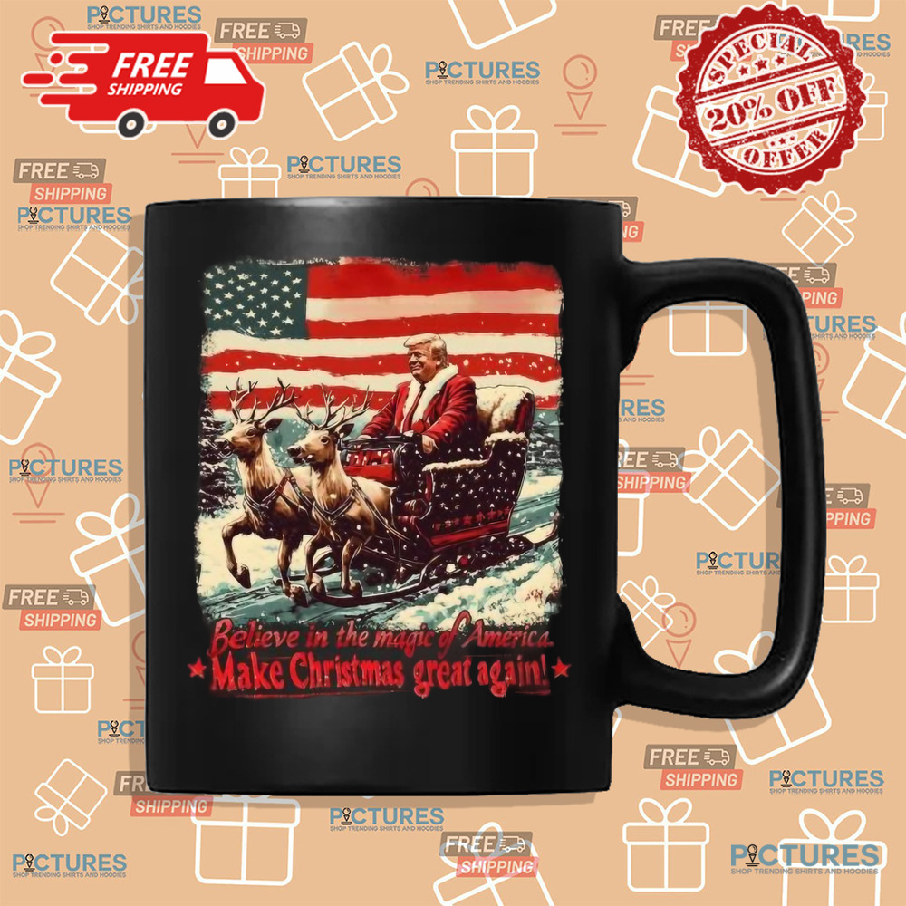 Trump believe in the magic of America make Christmas great again shirt Trump believe in the magic of America make Christmas great again shirt