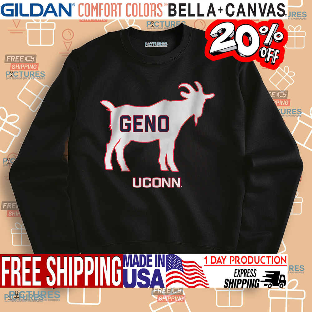 UConn Basketball Geno Auriemma GOAT Shirt
