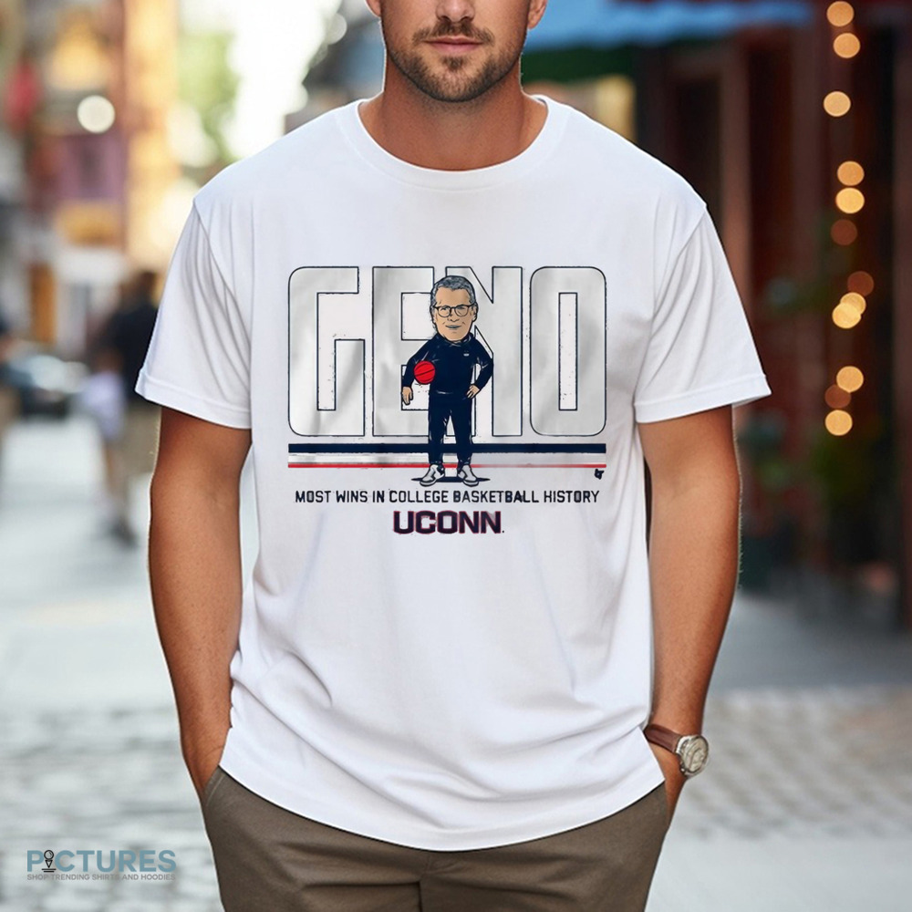 UConn Huskies Basketball Geno Auriemma Wins Record Most Wins In College Basketball History Shirt