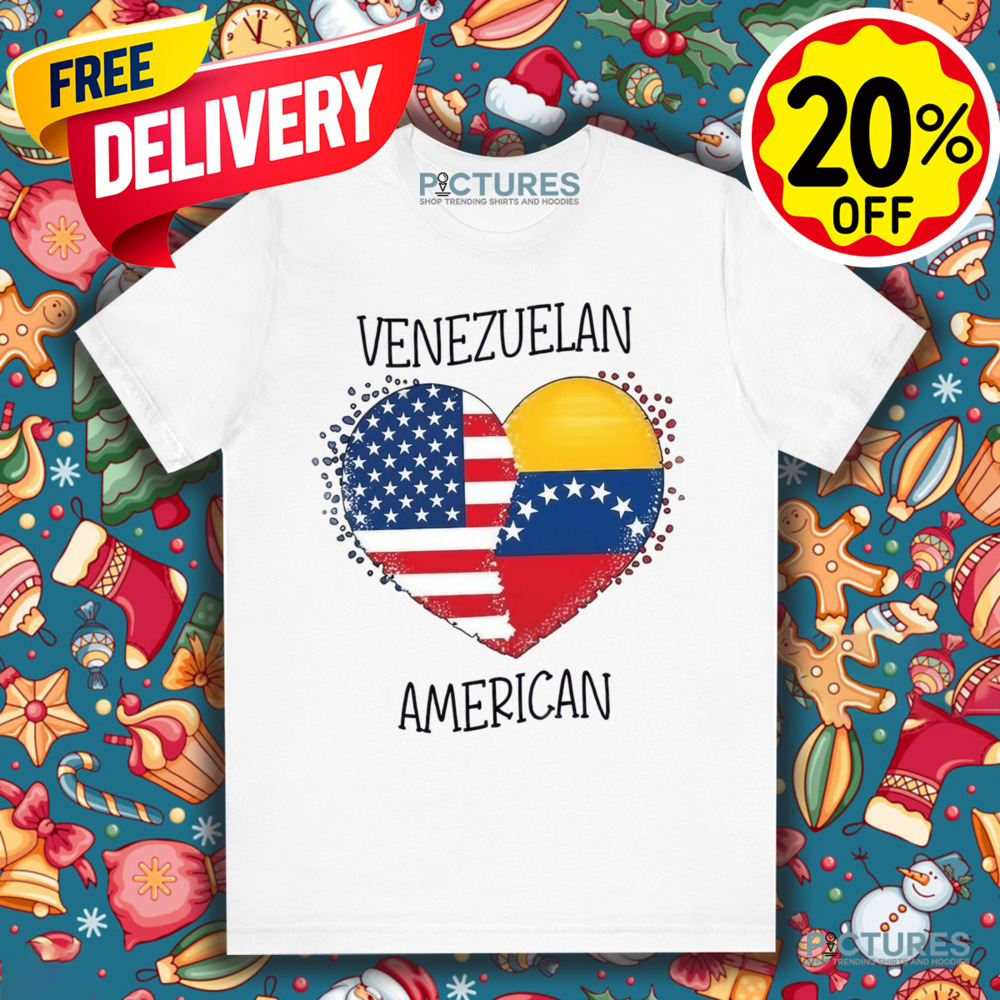 Venezuela America Heart Flag Shirt