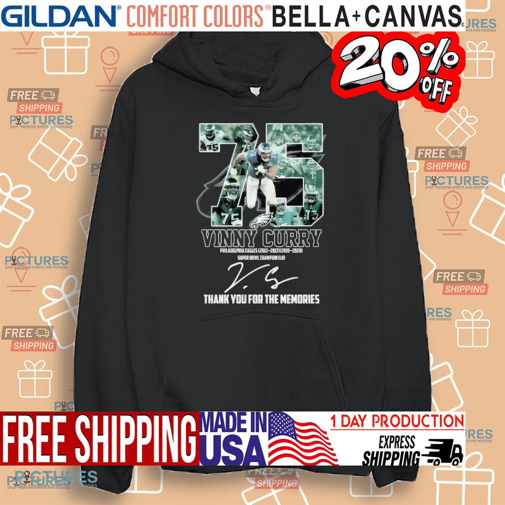 Vinny Curry Philadelphia Eagles Signature Thank You For The Memories Shirt