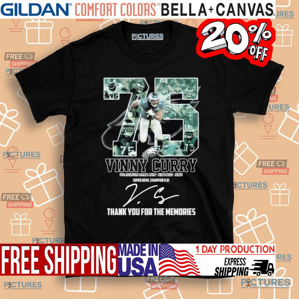 Vinny Curry Philadelphia Eagles Signature Thank You For The Memories Shirt