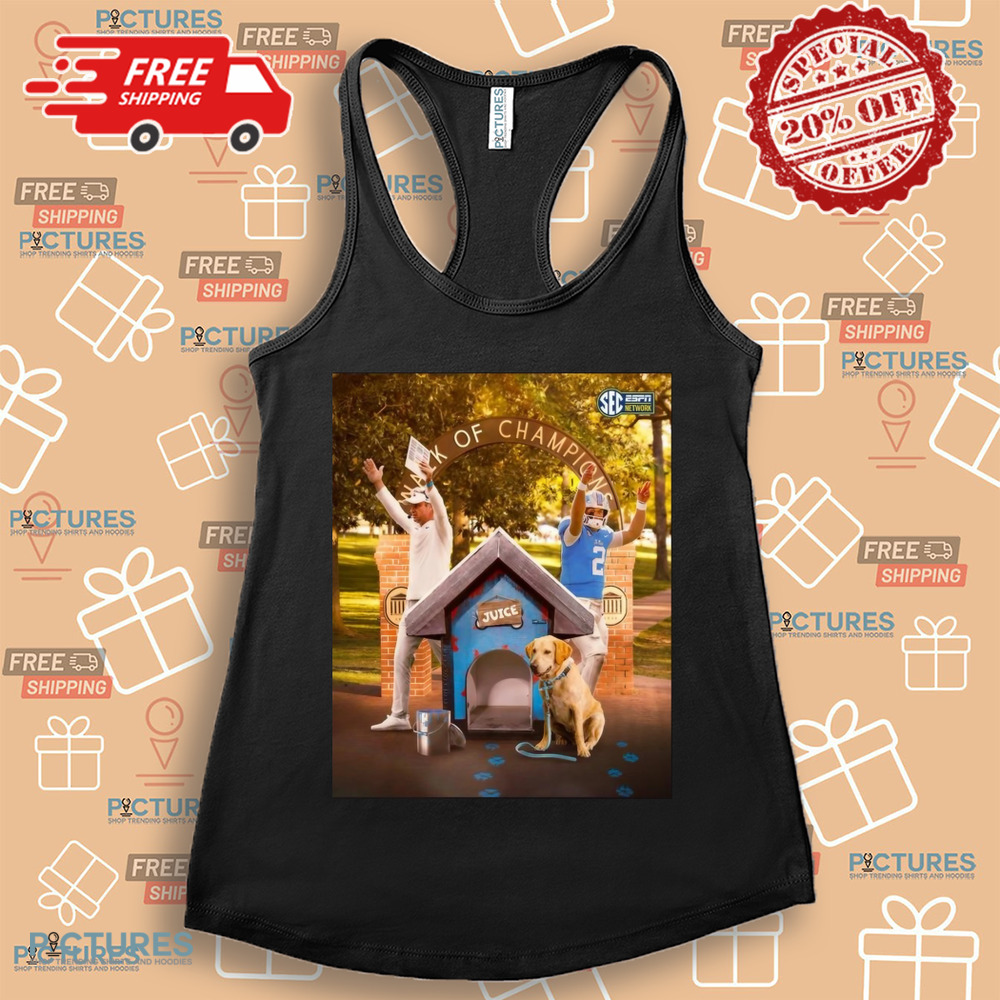 Walk Of Champions No. 16 Ole Miss Dominates No. 3 Georgia In Oxford Poster Shirt Walk Of Champions No. 16 Ole Miss Dominates No. 3 Georgia In Oxford Poster Shirt