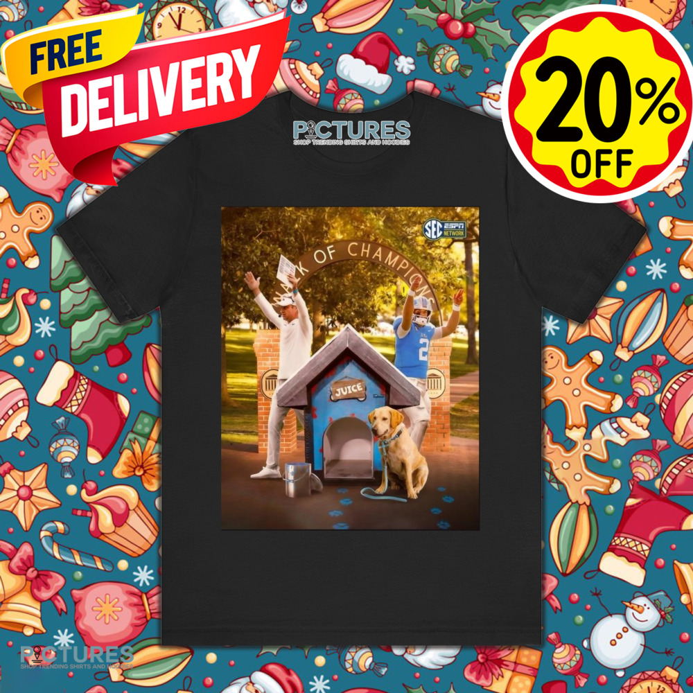 Walk Of Champions No. 16 Ole Miss Dominates No. 3 Georgia In Oxford Poster Shirt Walk Of Champions No. 16 Ole Miss Dominates No. 3 Georgia In Oxford Poster Shirt