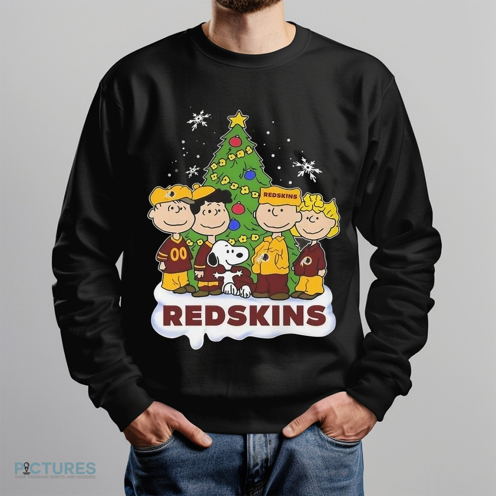 Washington Redskins Snoopy Peanuts Celebrating Christmas 2024 Shirt Washington Redskins Snoopy Peanuts Celebrating Christmas 2024 Shirt