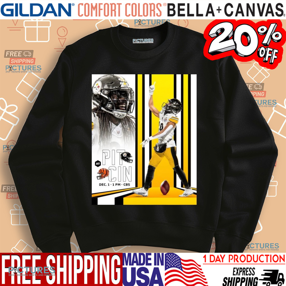 We’re on to Cincinnati Pittsburgh Steelers at Cincinnati Bengals Dec 1 2024 Shirt
