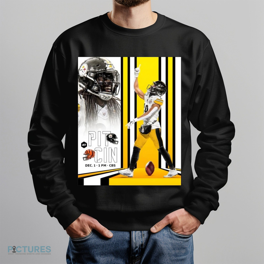 We’re on to Cincinnati Pittsburgh Steelers at Cincinnati Bengals Dec 1 2024 Shirt