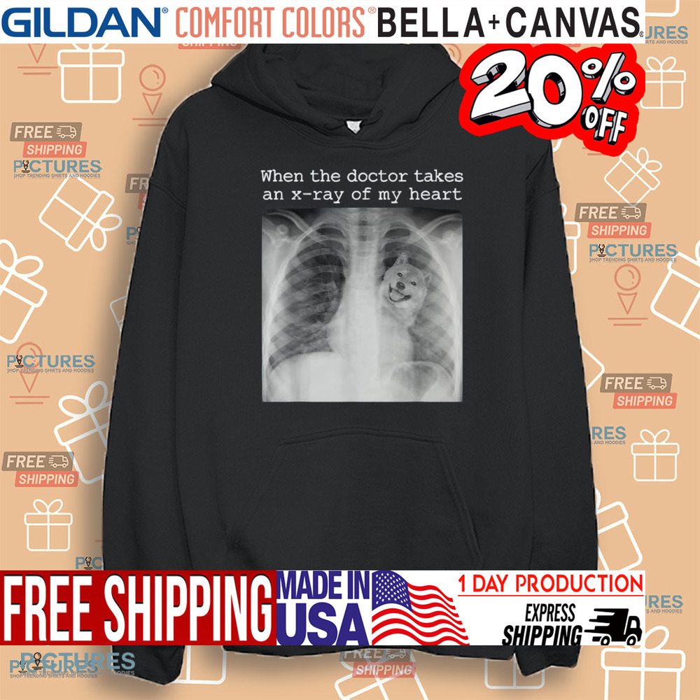 When The Doctor Takes an X-ray of My Heart Shiba Inu Lover Shirt When The Doctor Takes an X-ray of My Heart Shiba Inu Lover Shirt