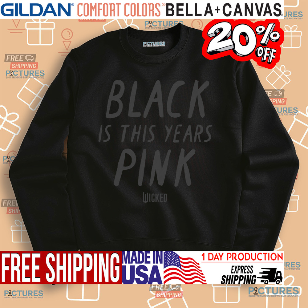 Wicked Black is This Year's Pink Shirt