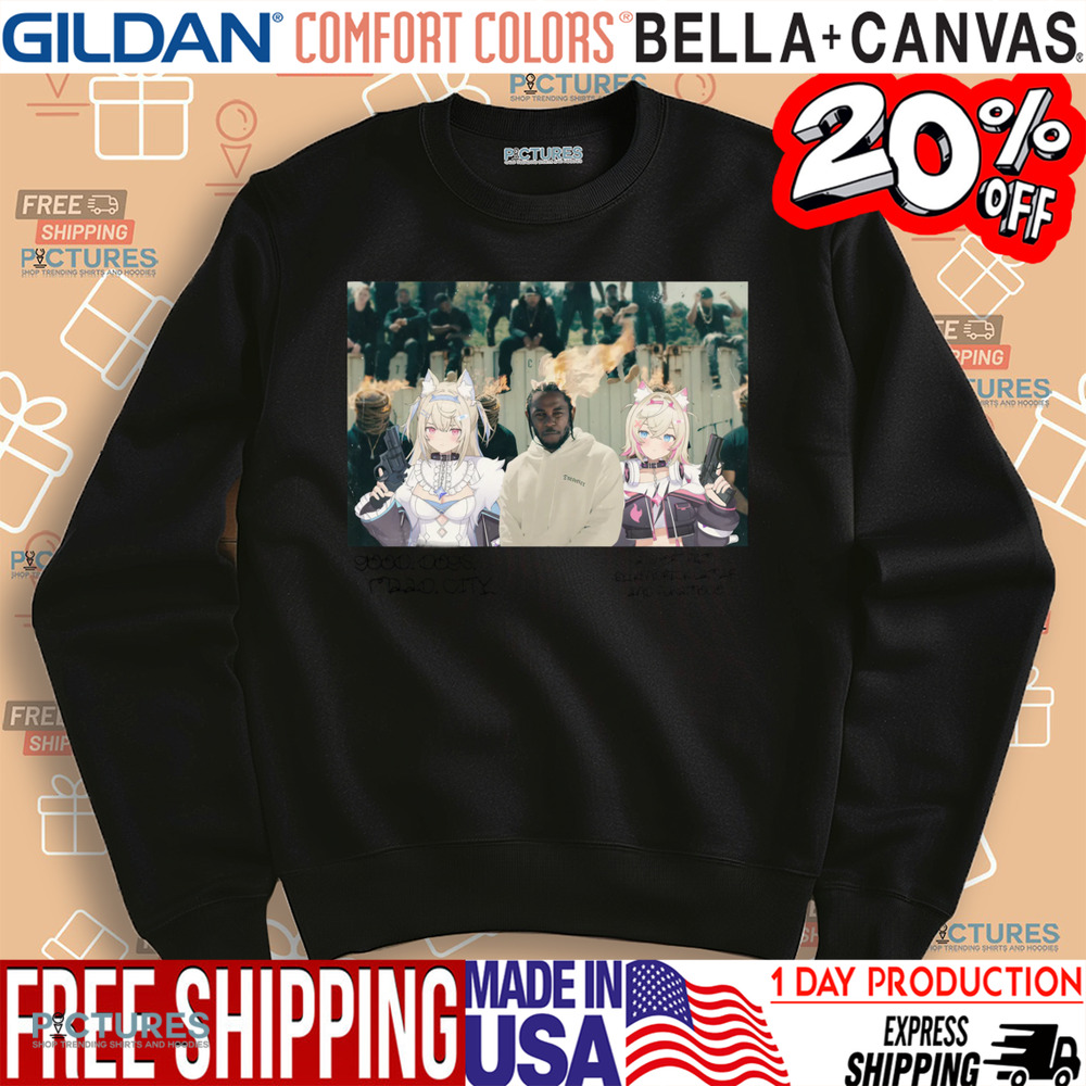 Yaruki Fwmc Kendrick Lamar Anime Good Dogs Maad City shirt