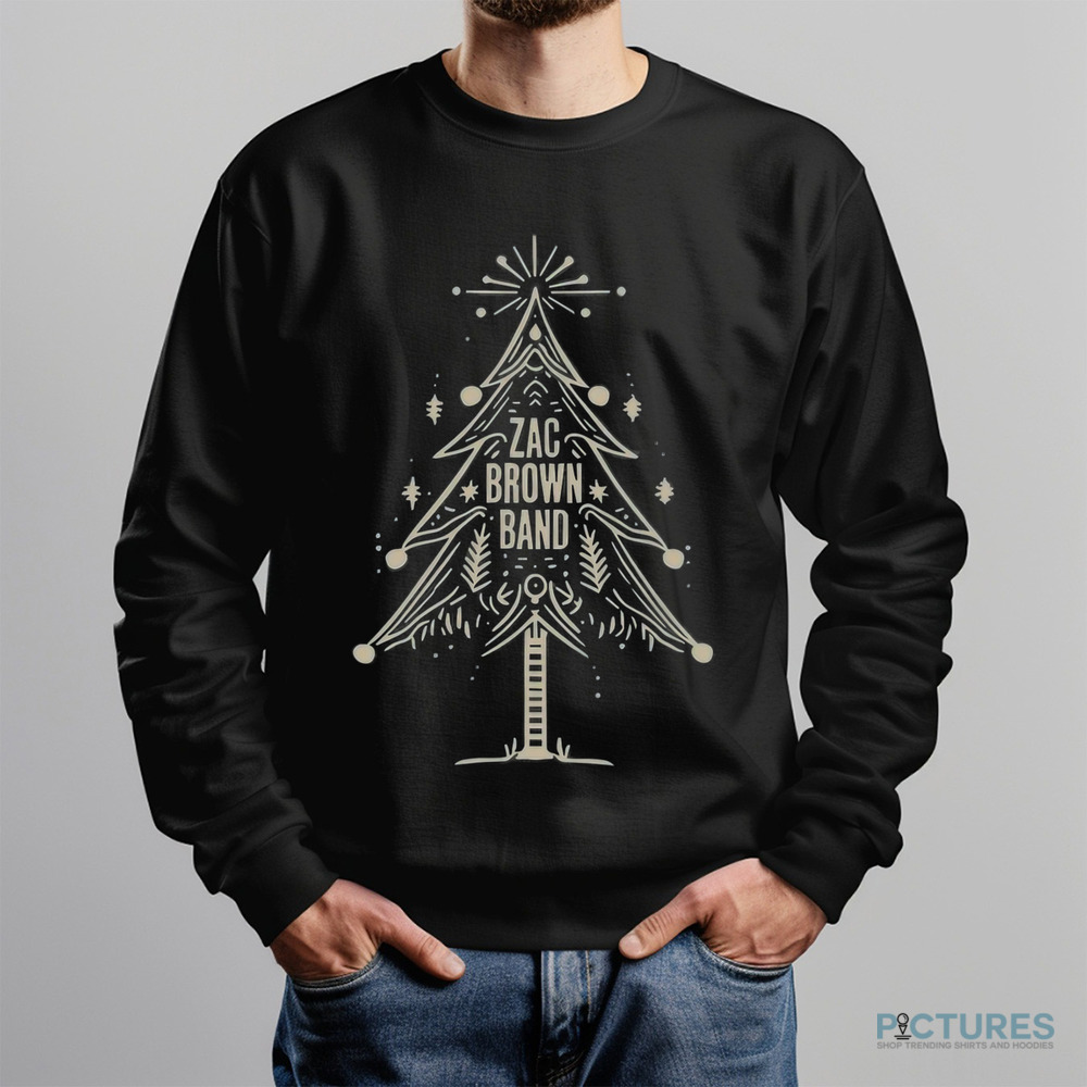 Zac Brown Band Denim Christmas Tree Shirt Zac Brown Band Denim Christmas Tree Shirt