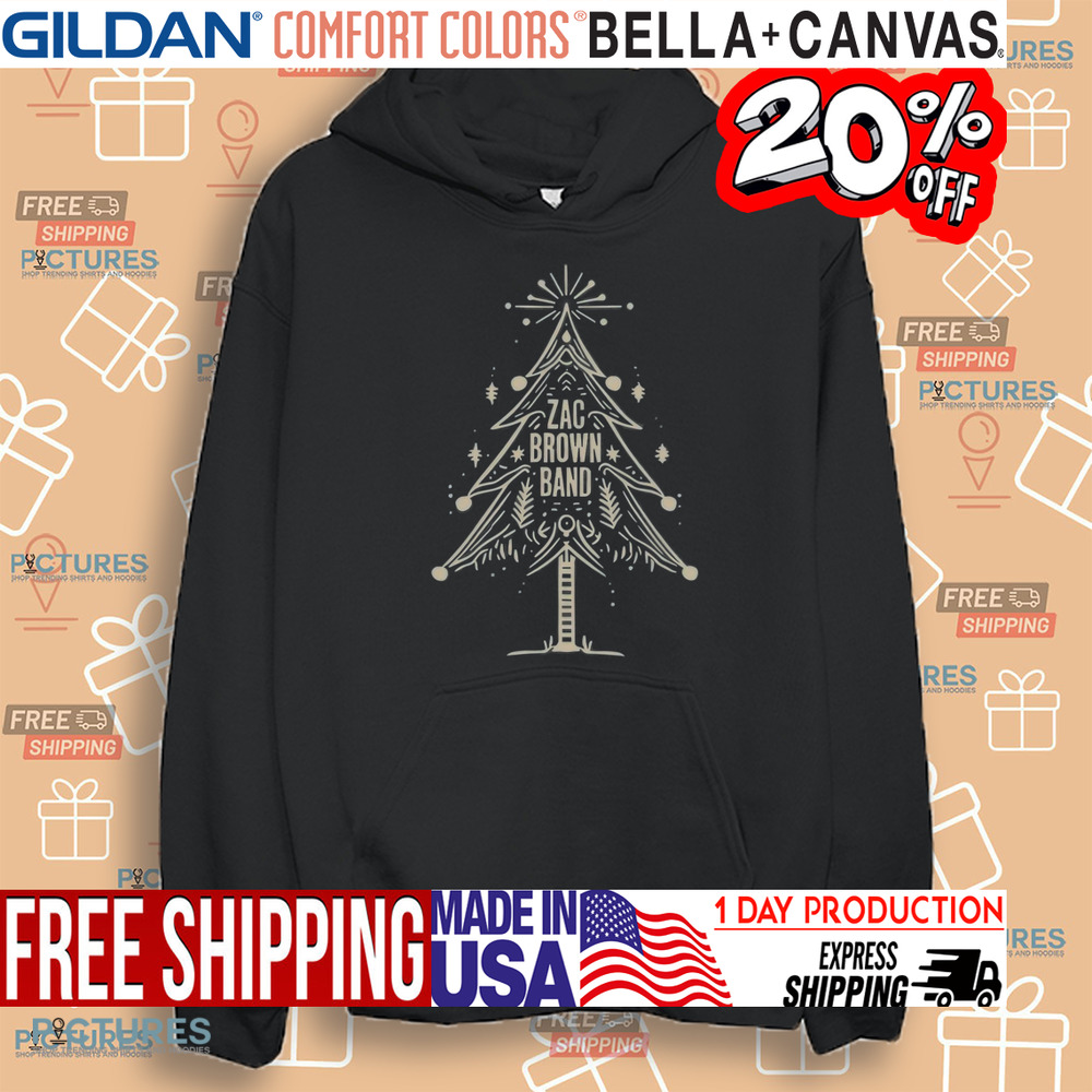 Zac Brown Band Denim Christmas Tree Shirt Zac Brown Band Denim Christmas Tree Shirt