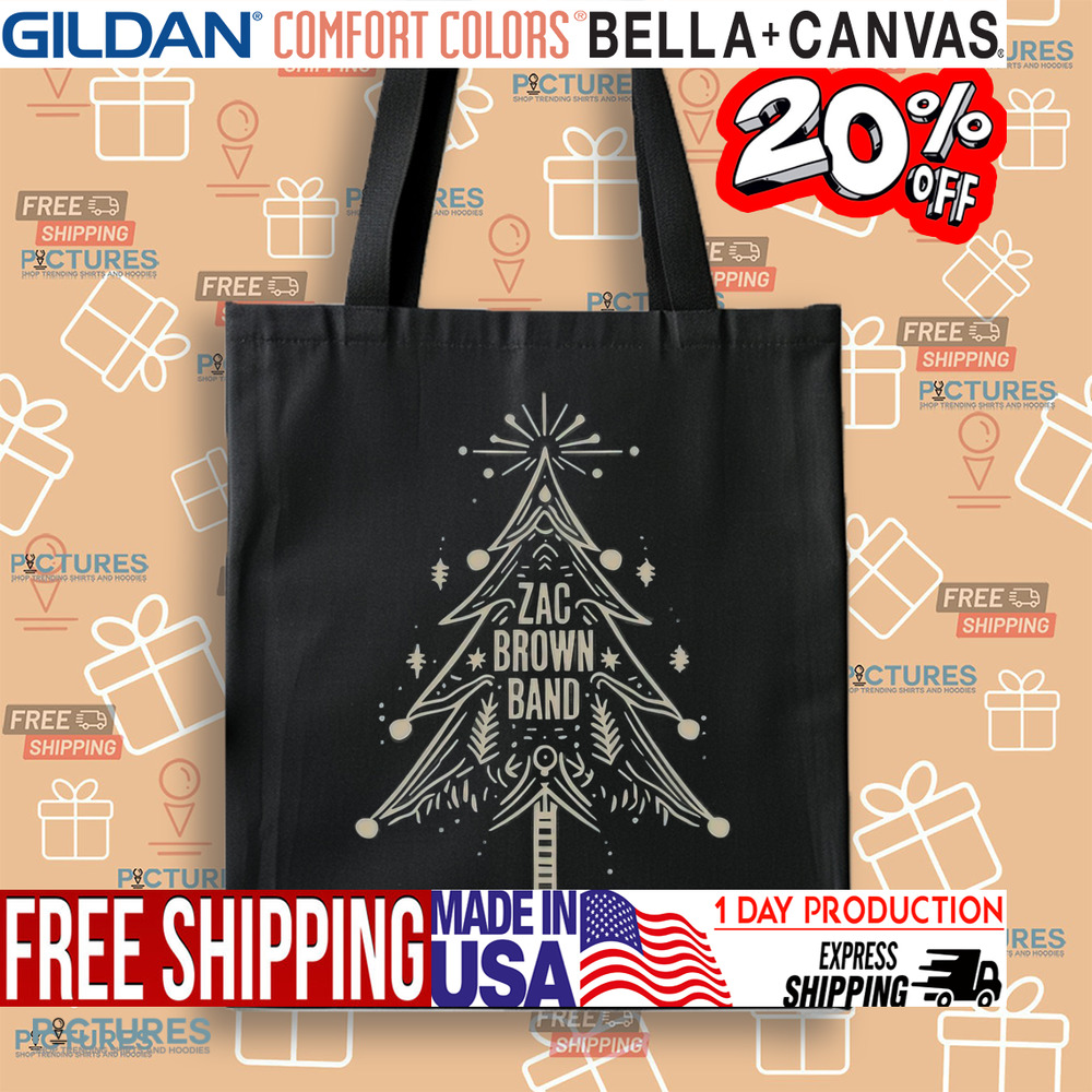 Zac Brown Band Denim Christmas Tree Shirt Zac Brown Band Denim Christmas Tree Shirt