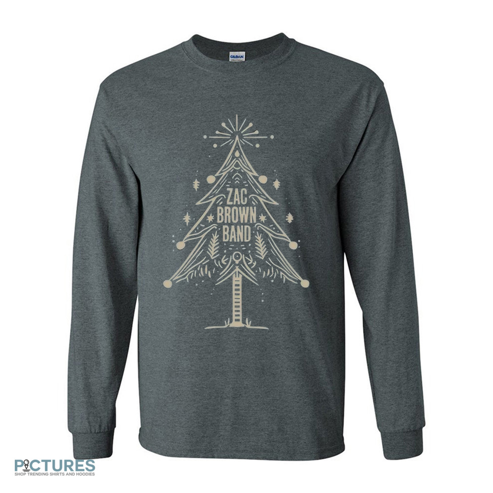 Zac Brown Band Denim Christmas Tree Shirt Zac Brown Band Denim Christmas Tree Shirt