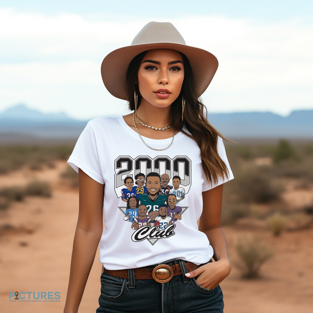 2000 Club NFL All Team Cam Lewis Saquon Barkley Caricatures Shirt 2000 Club NFL All Team Cam Lewis Saquon Barkley Caricatures Shirt