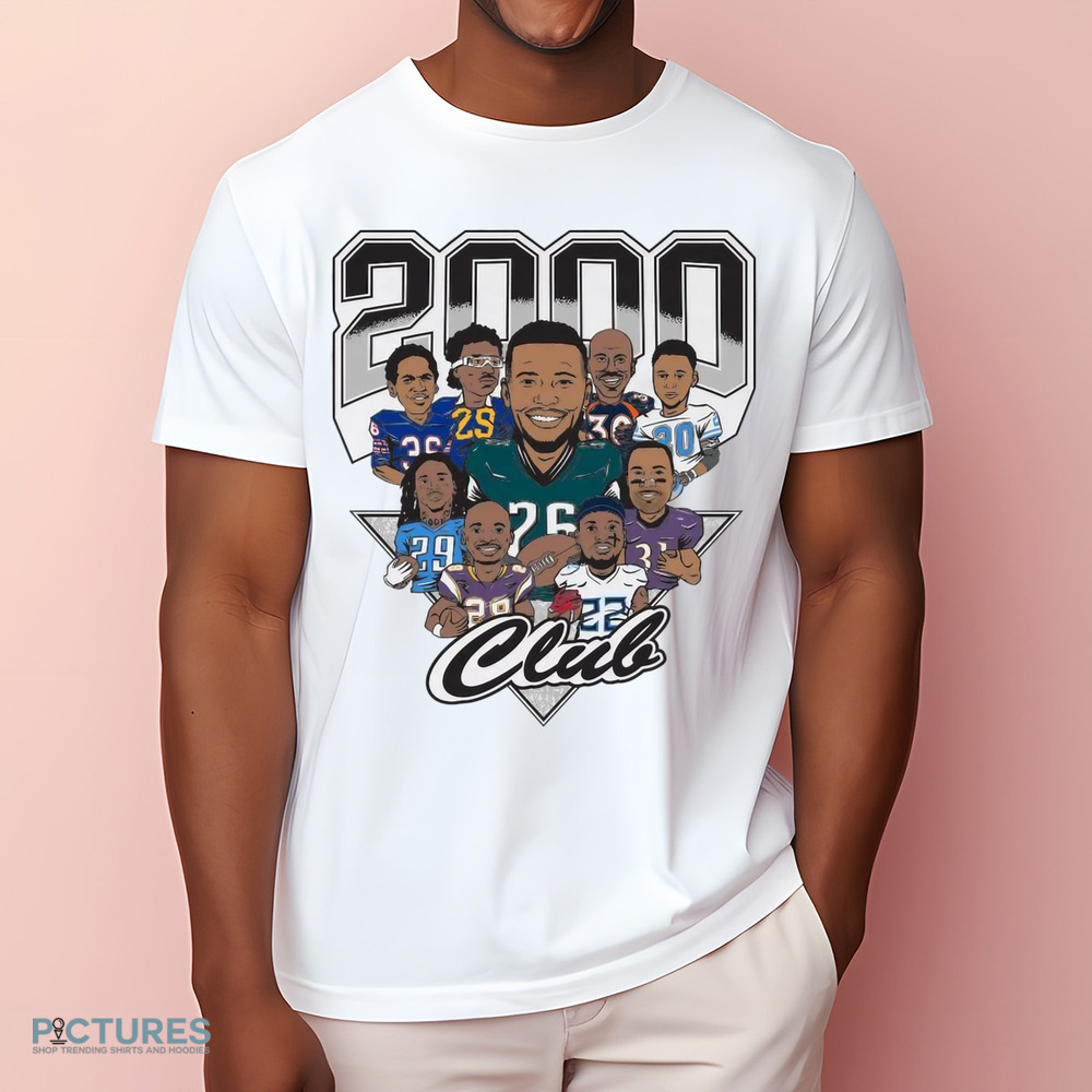 2000 Club NFL All Team Cam Lewis Saquon Barkley Caricatures Shirt 2000 Club NFL All Team Cam Lewis Saquon Barkley Caricatures Shirt