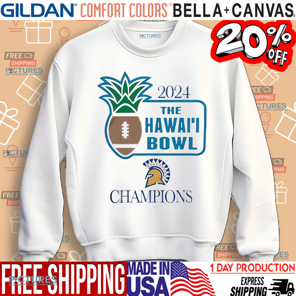 2024 Hawaii Bowl Champions San Jose State Spartans shirt