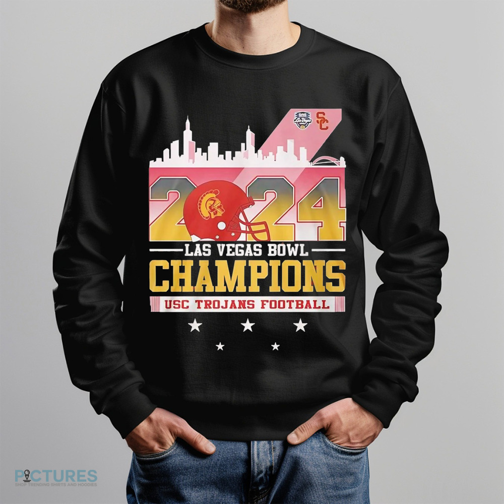 2024 Las Vegas Bowl Champions USC Trojans Football City Skyline Shirt 2024 Las Vegas Bowl Champions USC Trojans Football City Skyline Shirt