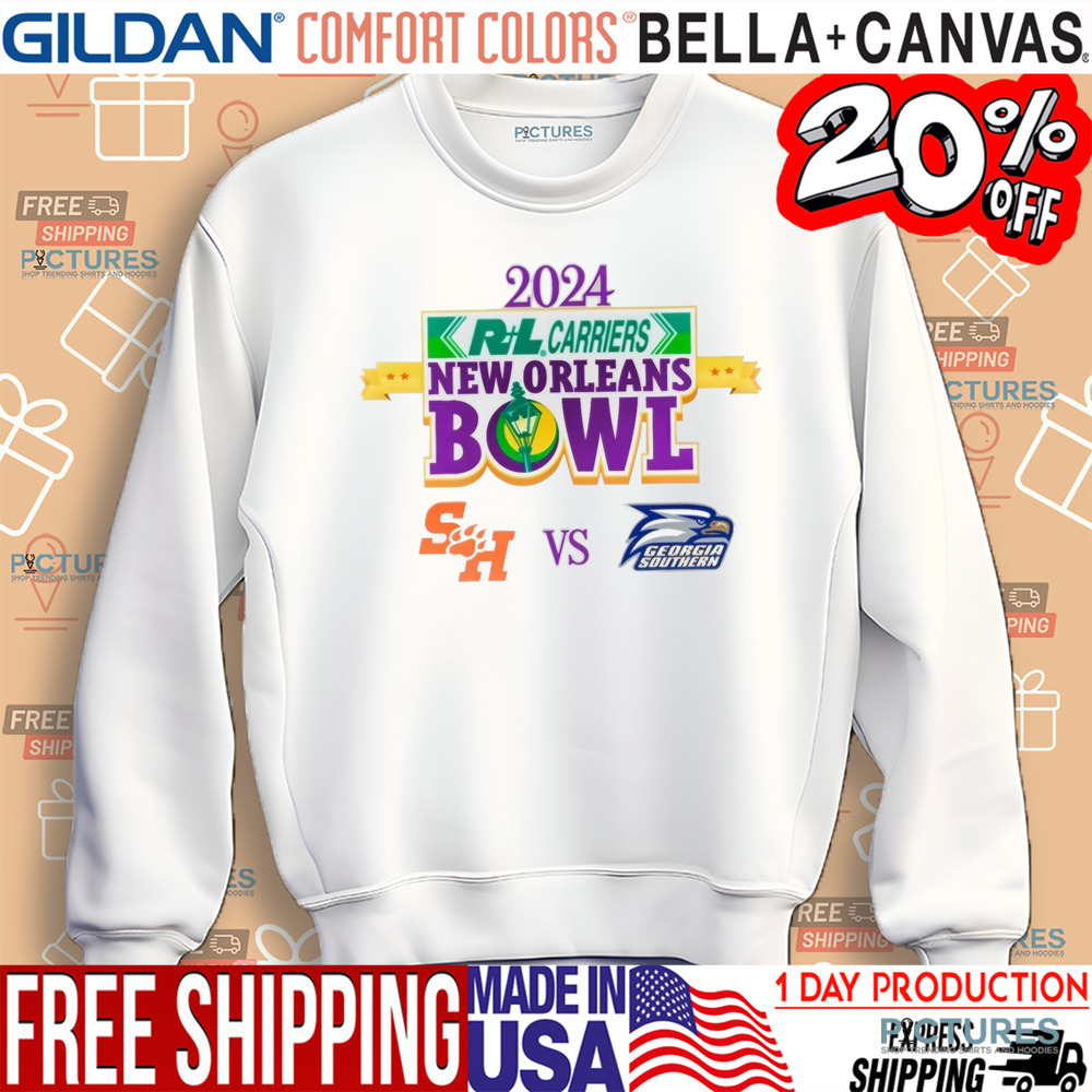 2024 R L Carries New Orleans Bowl Sam Houston Bearkats vs Georgia Southern Eagles shirt