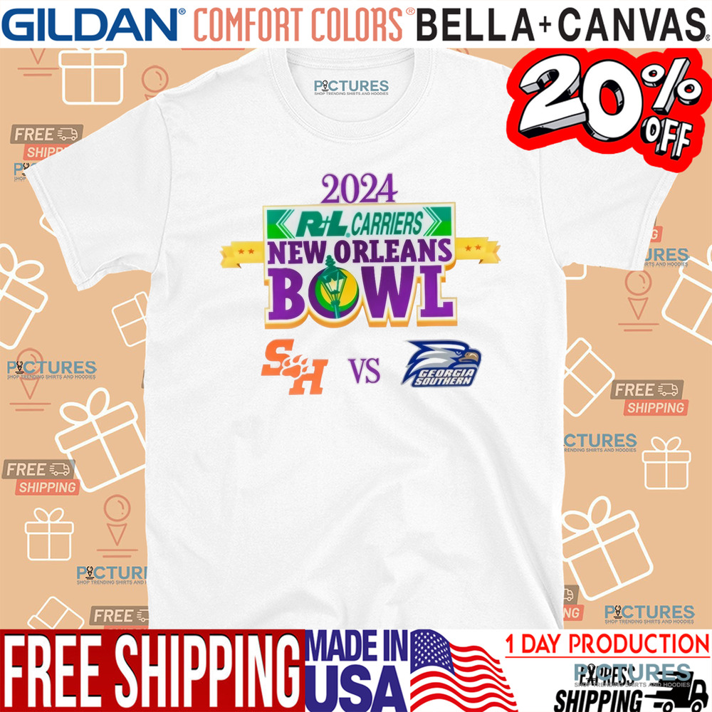 2024 R L Carries New Orleans Bowl Sam Houston Bearkats vs Georgia Southern Eagles shirt