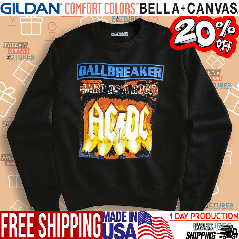 ACDC BallBreaker Hard As A Rock 1996 Shirt
