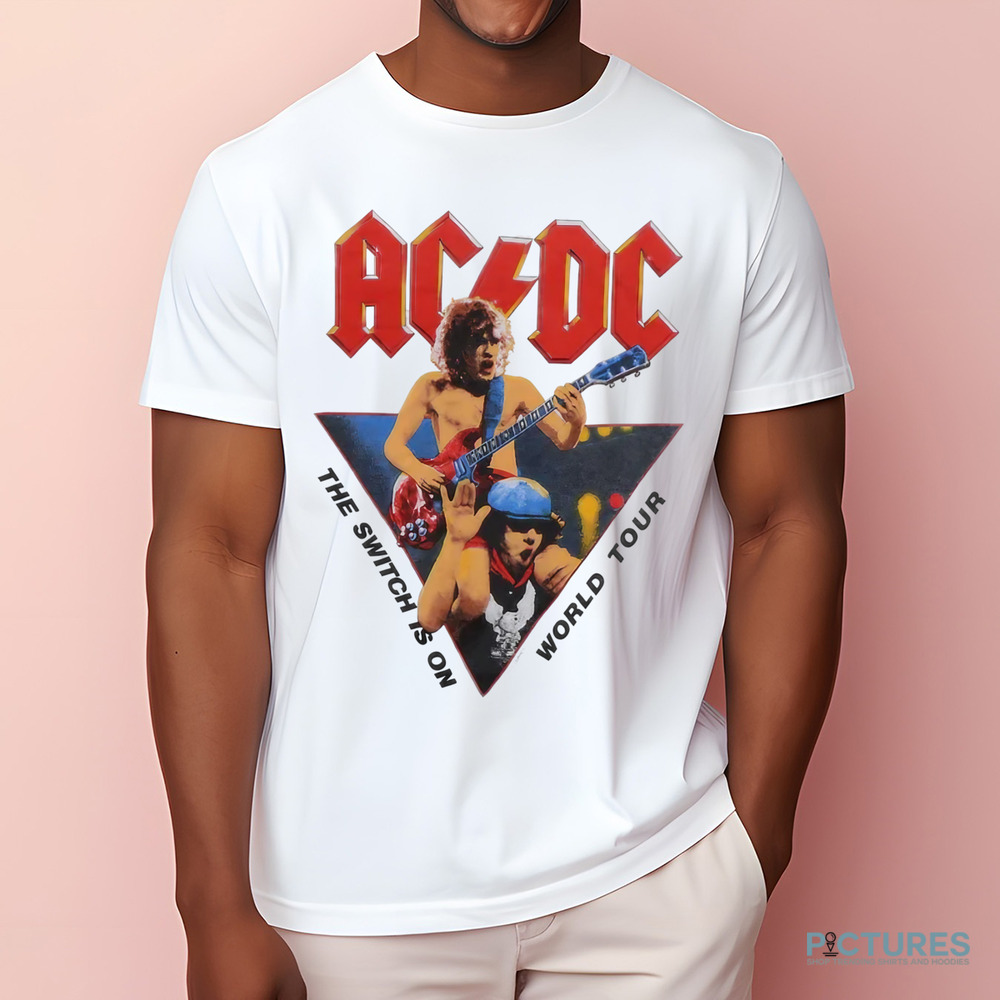 ACDC Flick of the Switch World Tour Switch Is On Shirt