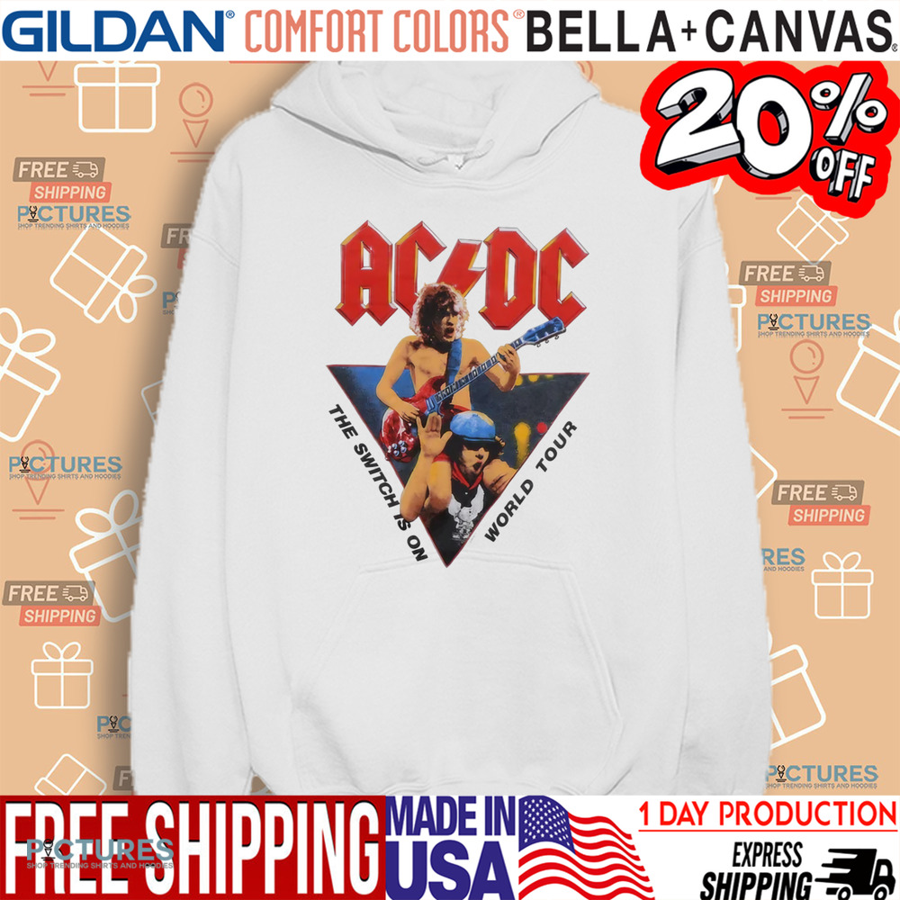 ACDC Flick of the Switch World Tour Switch Is On Shirt