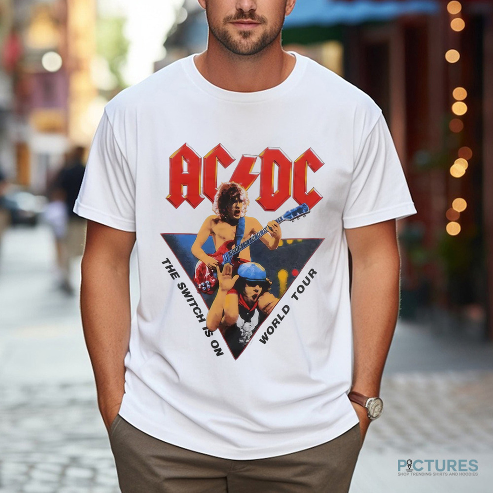 ACDC Flick of the Switch World Tour Switch Is On Shirt