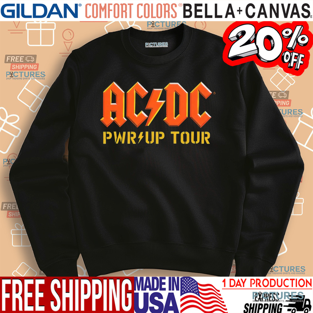 ACDC PWR UP Tour 2025 Dates Are You Ready Shirt