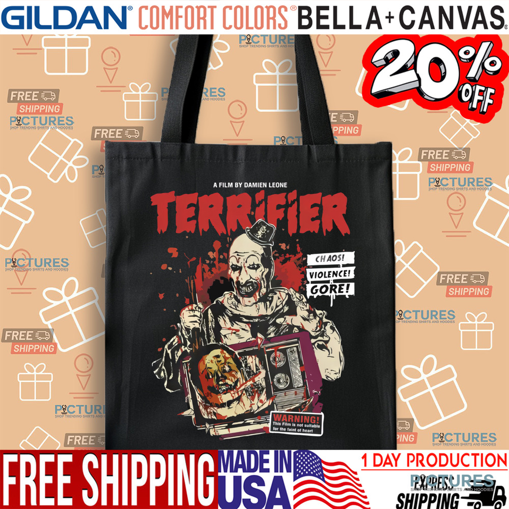 A Film By Damien Leome Terrifier Chaos Violence Gore Horror Movie Vintage Shirt