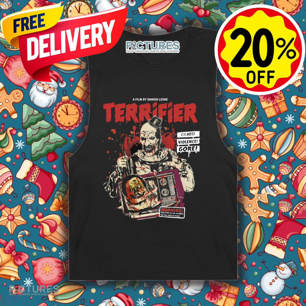A Film By Damien Leome Terrifier Chaos Violence Gore Horror Movie Vintage Shirt