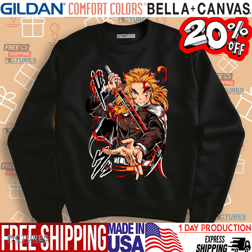Ablaze Rengoku Anime Shirt