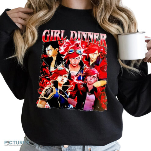 Arcane Season 2 Girl Dinner Vintage Bootleg Shirt