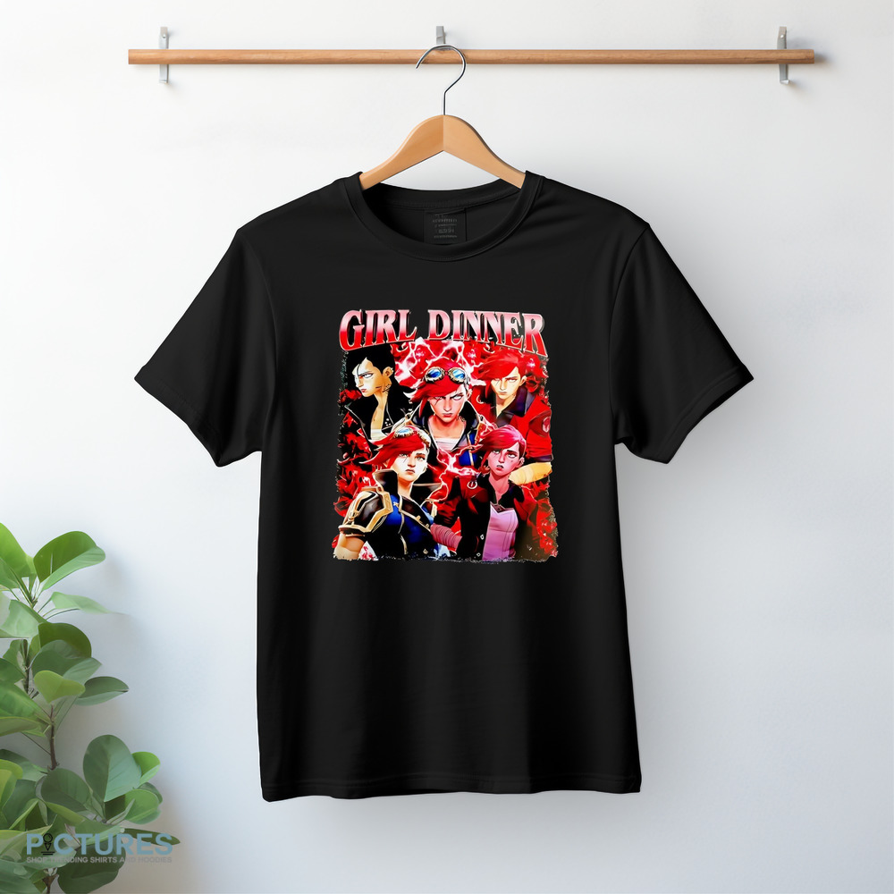 Arcane Season 2 Girl Dinner Vintage Bootleg Shirt