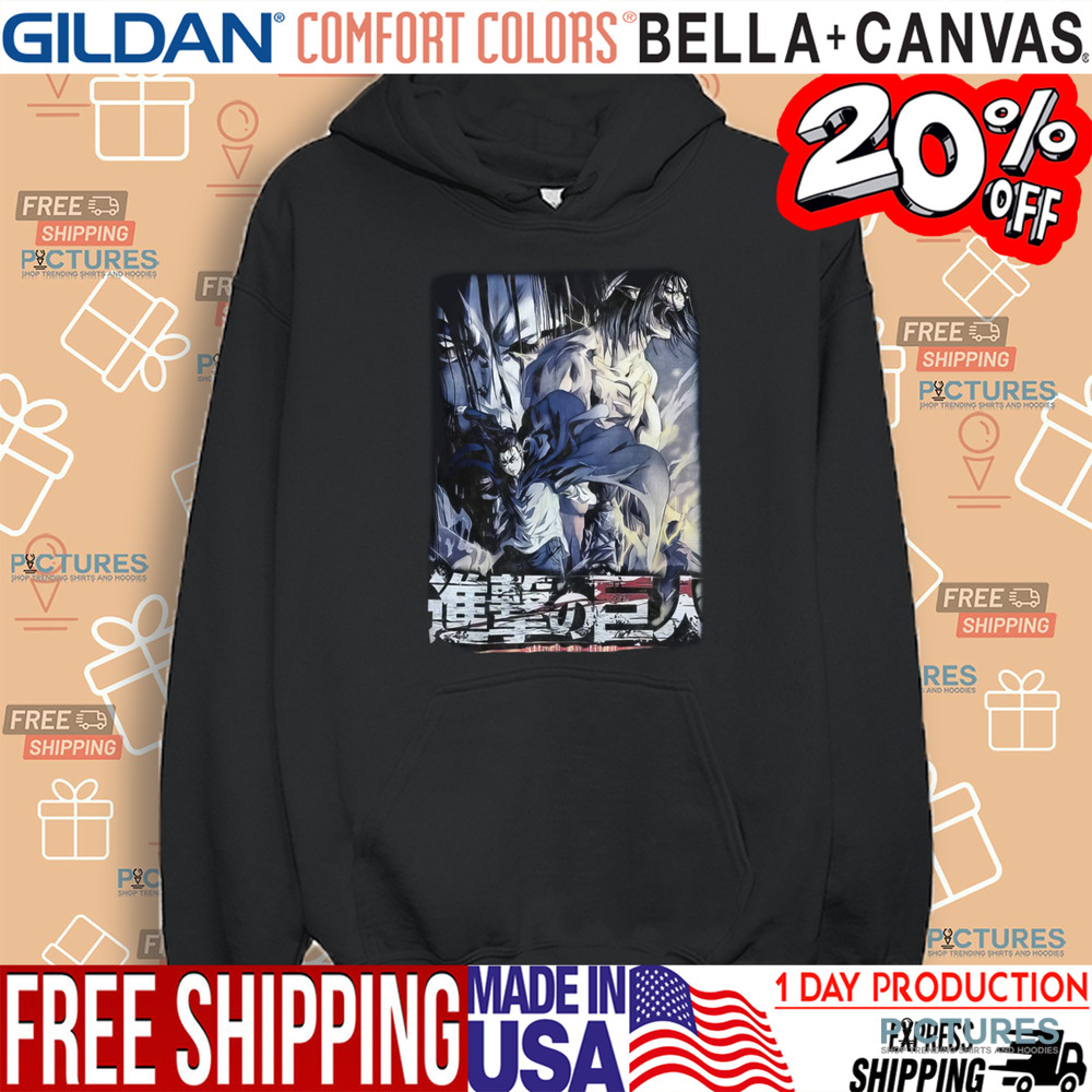 Attack on Titan Eren Jaeger Titan Clash Vintage Shirt