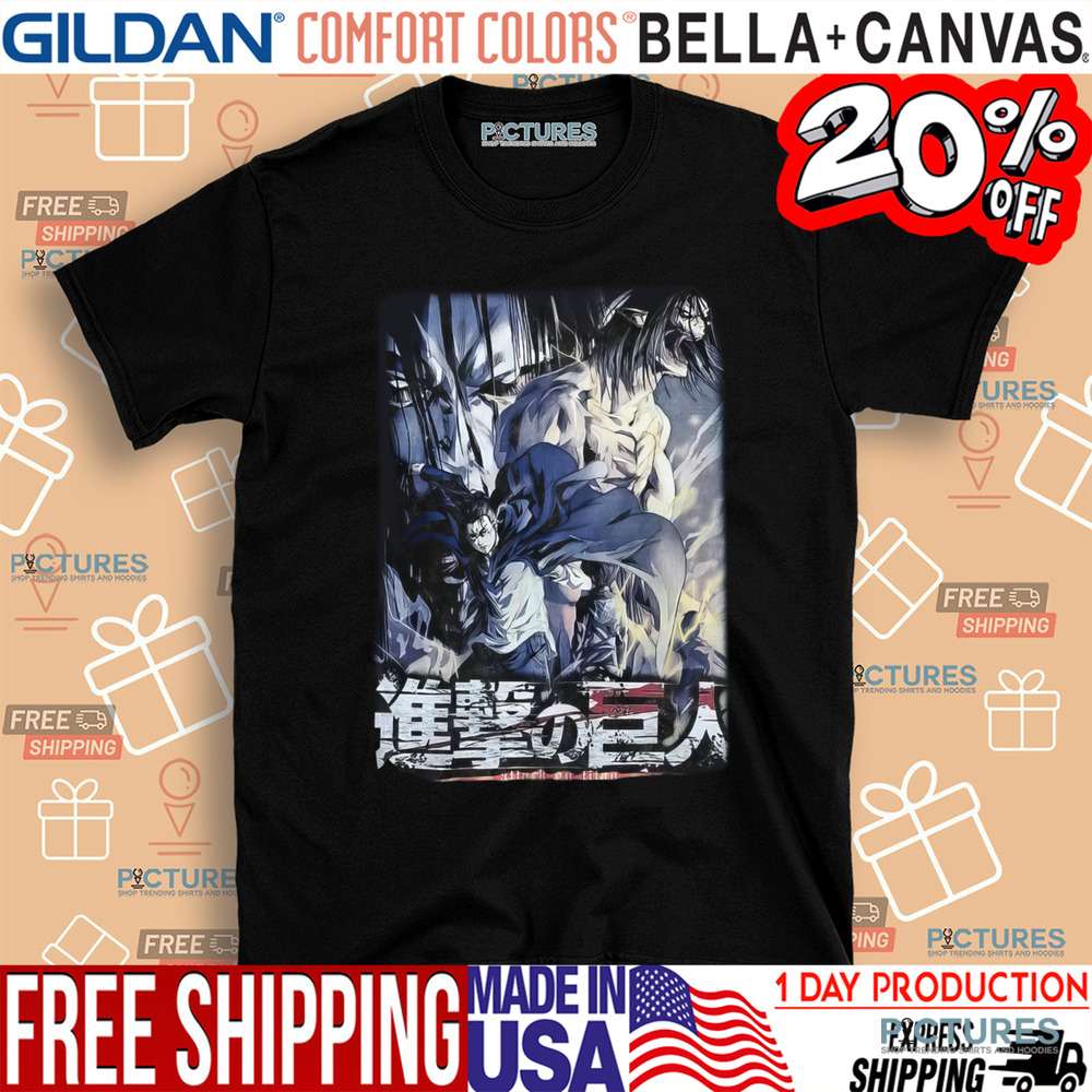 Attack on Titan Eren Jaeger Titan Clash Vintage Shirt