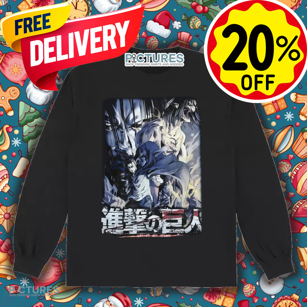 Attack on Titan Eren Jaeger Titan Clash Vintage Shirt