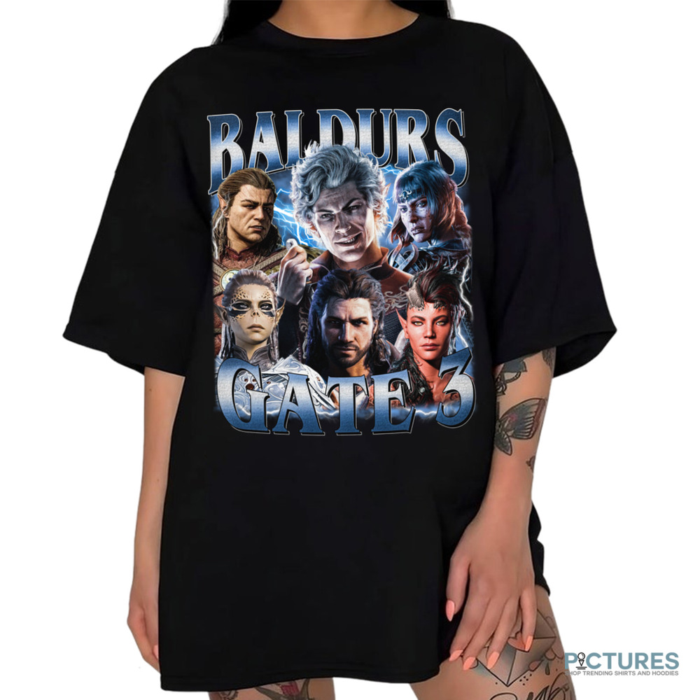 Baldurs Gate 3 Vintage Bootleg Shirt