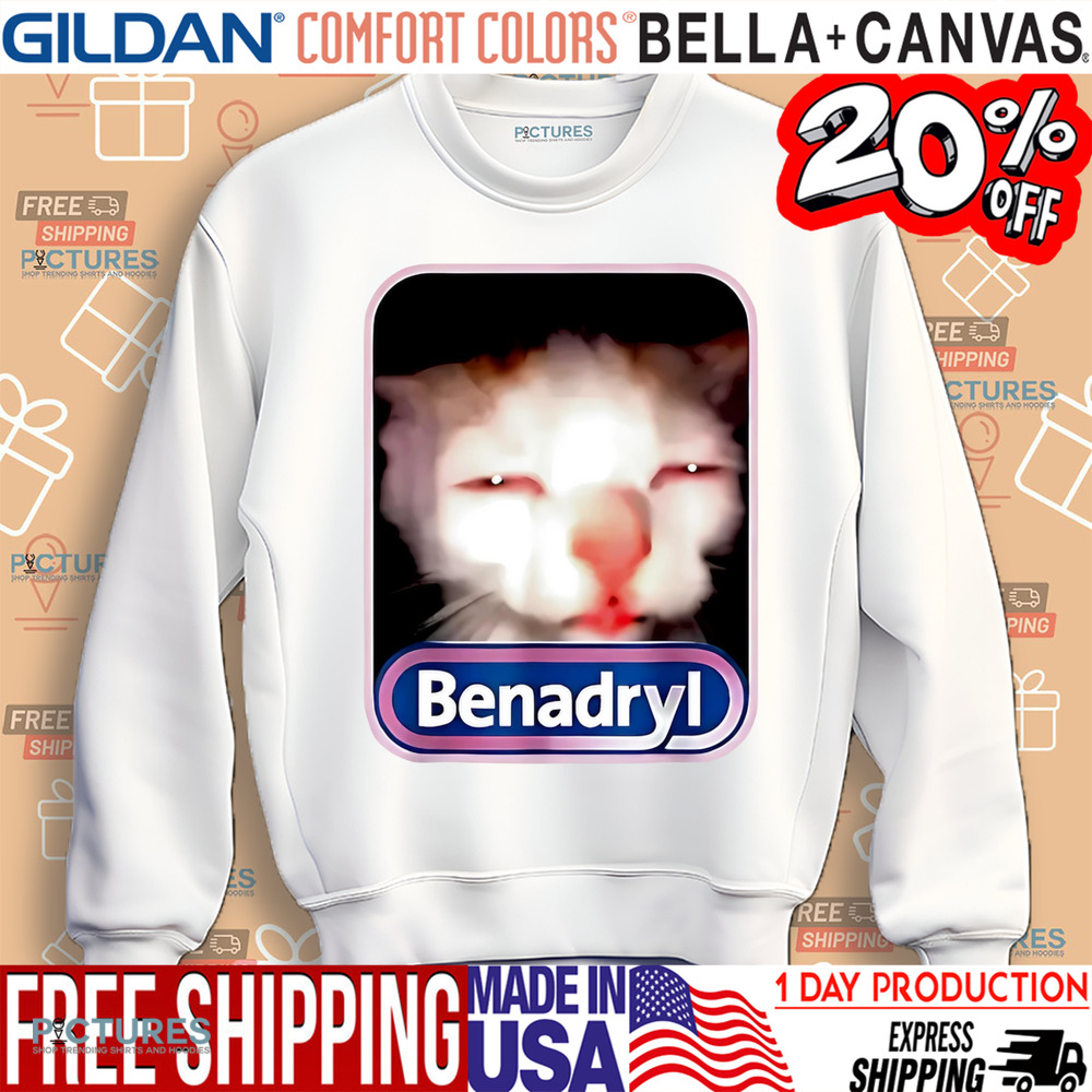 Benadryl Zazu Cat shirt