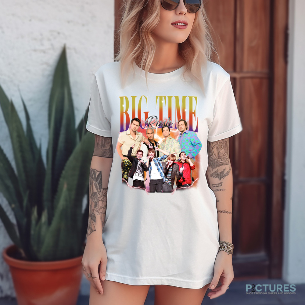 Big Time Rush Band Vintage Pop Music Fan Shirt